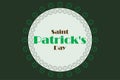 Saint Patrick`s Day on Clover leaf conceptual mandala design.ÃÂ  Saint Patrick`s Day celebration in Ireland.